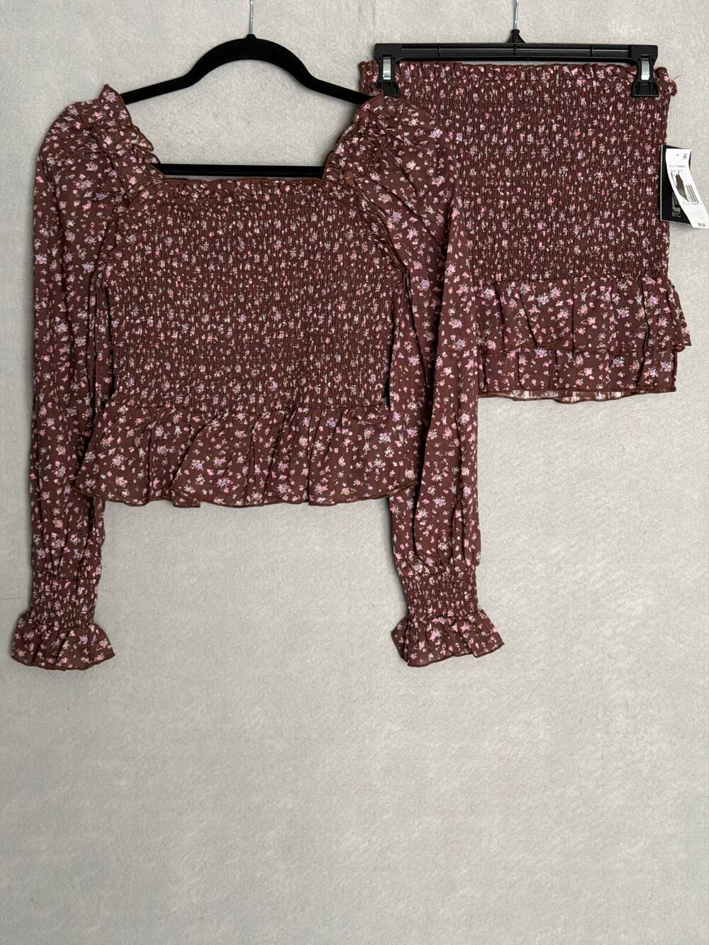 KatieJNYC Mikaela Top & Coordinating Posie Skirt Jr. Girls (Teen/Tween) XS NEW
